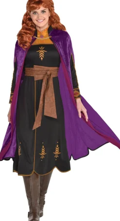 Women Party City Disney|Adult Act 2 Anna Costume - Frozen 2