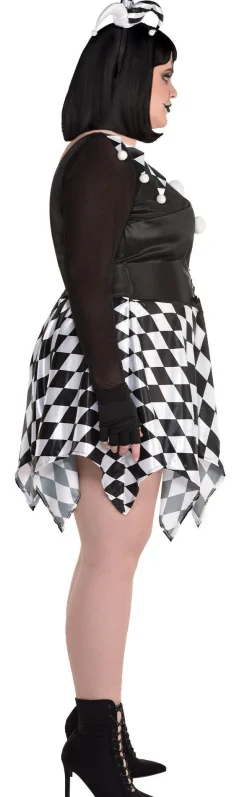 Party City Scary-Adult Bad Jester Costume
