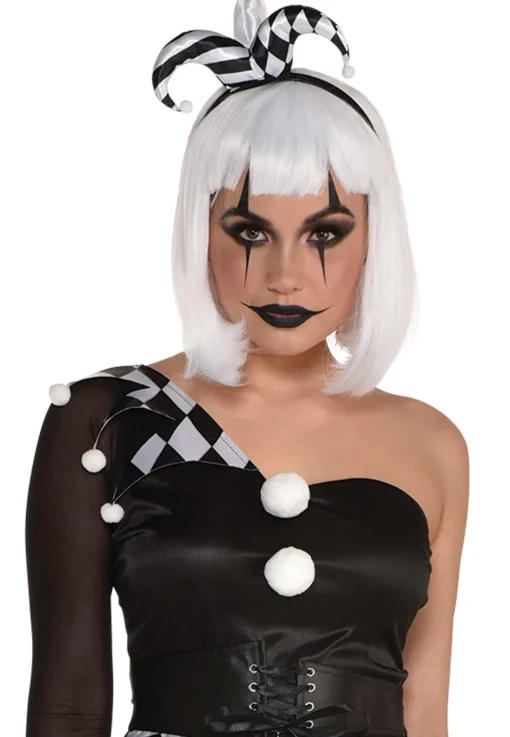 Party City Scary-Adult Bad Jester Costume