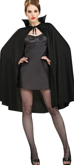 Party City Scary-Adult Black Cape Deluxe