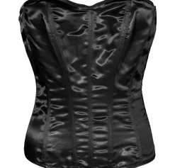 Party City Corsets-Adult Black Corset Plus Size