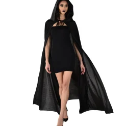 Party City Couples' Costumes-Adult Black Hooded Cape