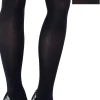 Party City Tights-Adult Black Tights Plus Size