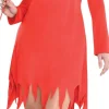 Party City Scary-Adult Burnin' Up Devil Costume
