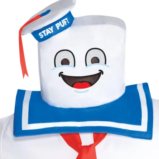 Party City Plus Size Costumes-Adult Classic Inflatable Stay Puft Marshmallow Man Costume Plus Size - Ghostbusters