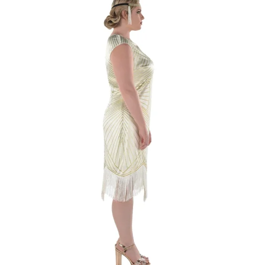 Women Party City 1920S|Adult Flirty Flapper Plus Size Costume