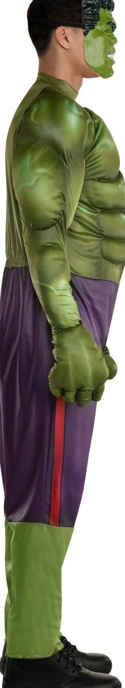 Party City Superhero-Adult Hulk Muscle Costume - Marvel