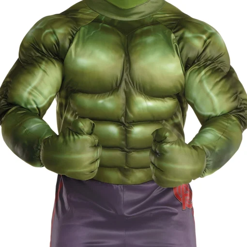 Party City Superhero-Adult Hulk Muscle Costume - Marvel