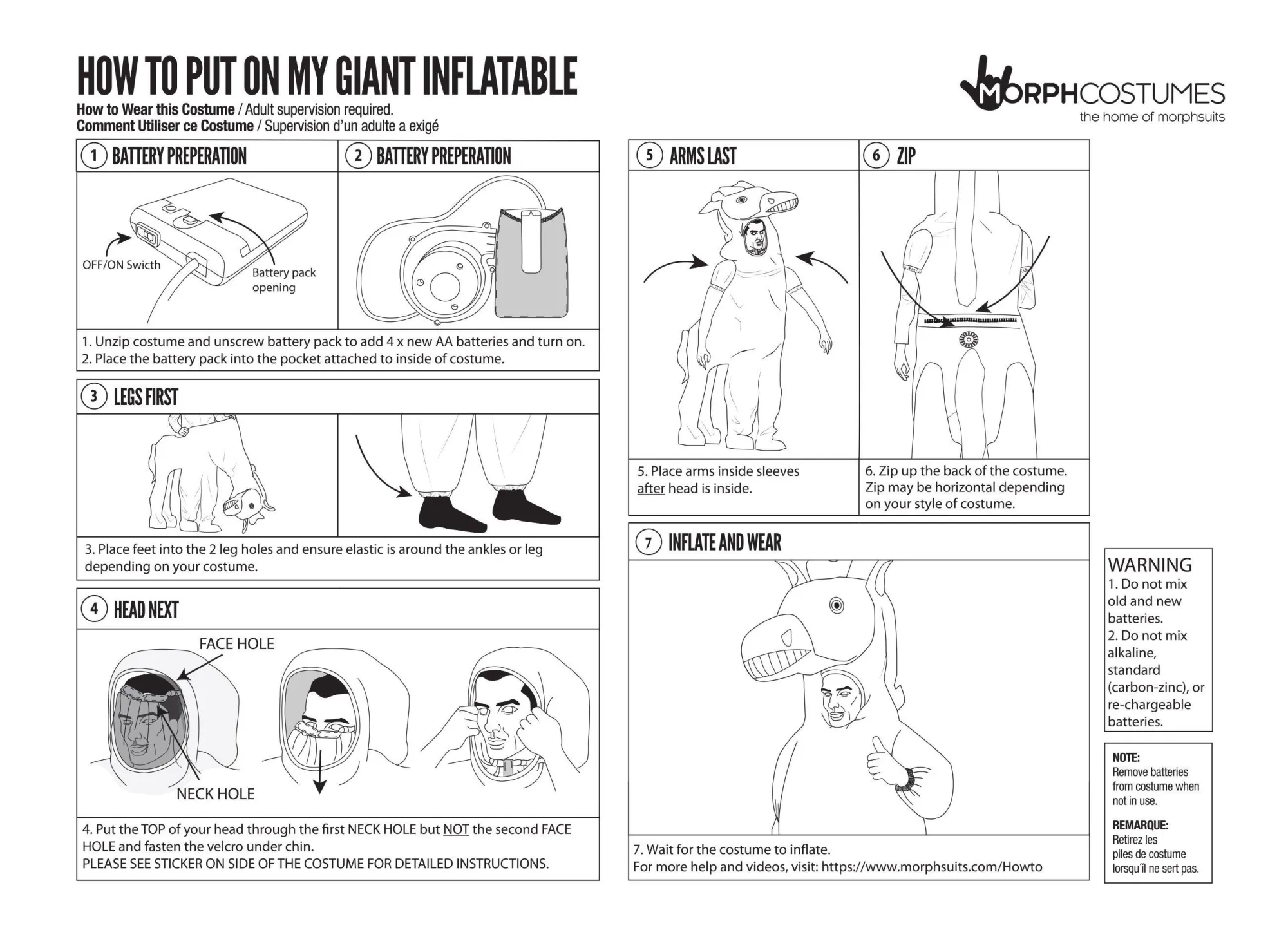 Party City Funny-Adult Inflatable Alien Pick-Me-Up Costume