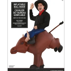 Party City Funny-Adult Inflatable Bull Rider Costume