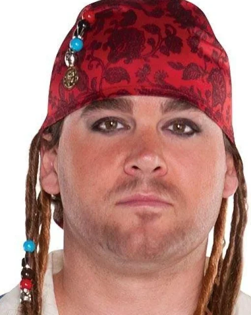 Party City Pirate-Adult Jack Sparrow Pirate Costume Plus Size