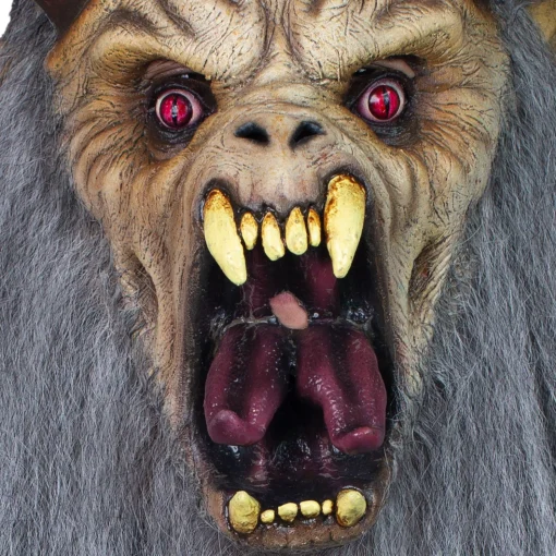 Party City Scary-Adult Krampus Latex Mask
