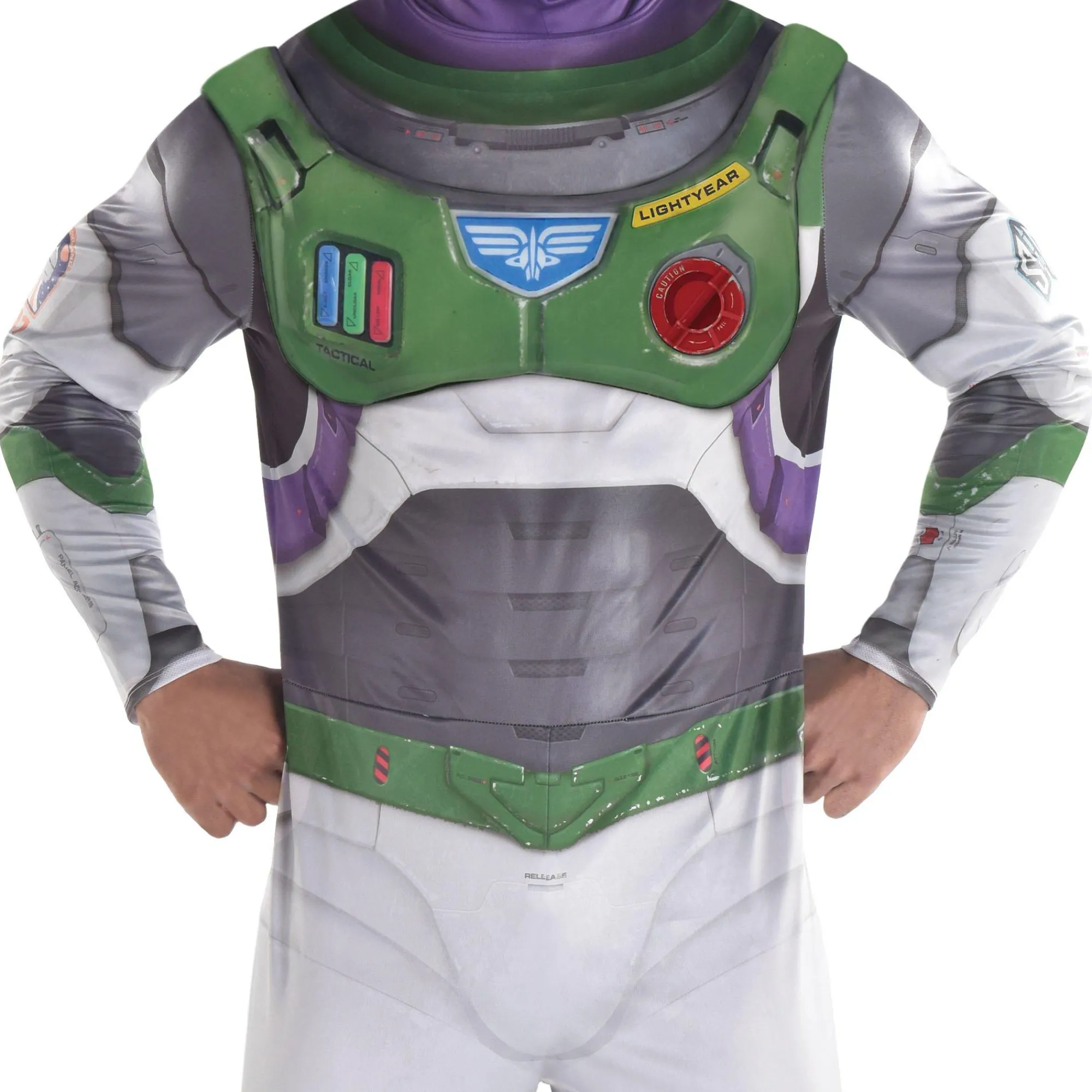 Party City Couples' Costumes-Adult Light-Up Buzz Lightyear Space Ranger Alpha Costume - Lightyear