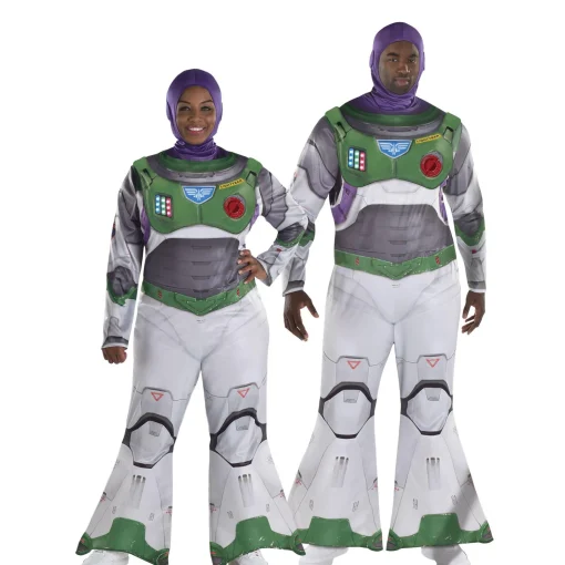 Women Party City Disney|Adult Light-Up Buzz Lightyear Space Ranger Alpha Plus Size Costume - Lightyear