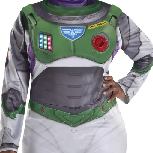 Women Party City Disney|Adult Light-Up Buzz Lightyear Space Ranger Alpha Plus Size Costume - Lightyear