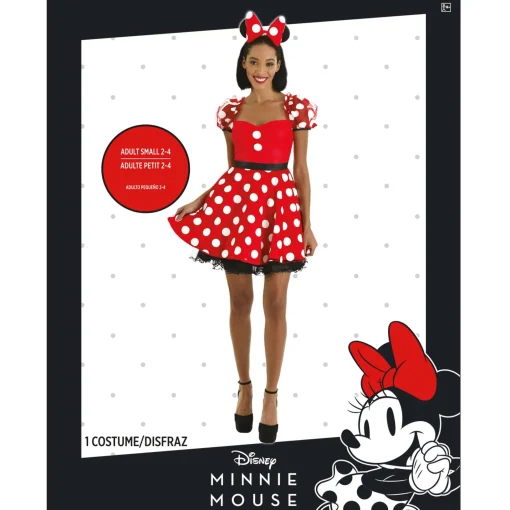Women Party City Disney|Adult Minnie Mouse Costume - Disney