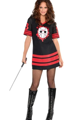 Party City Scary-Adult Miss Voorhees Costume - Friday The 13Th