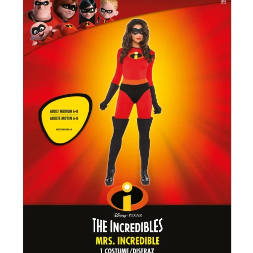 Women Party City Disney|Adult Mrs. Incredible Deluxe Costume - The Incredibles