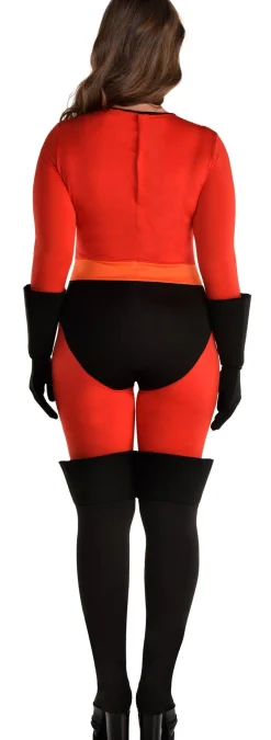 Women Party City Disney|Adult Mrs. Incredible Plus Size Deluxe Costume - The Incredibles