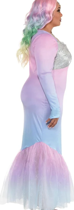 Party City Plus Size Costumes-Adult Mystical Mermaid Costume - Plus Size