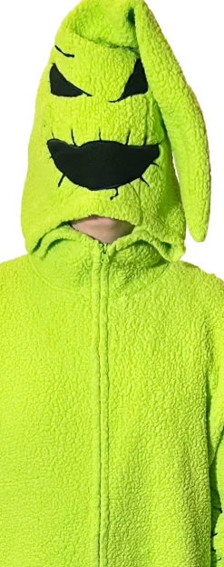 Women Party City Disney|Adult Oogie Boogie One Piece Zipster Costume - The Nightmare Before Christmas