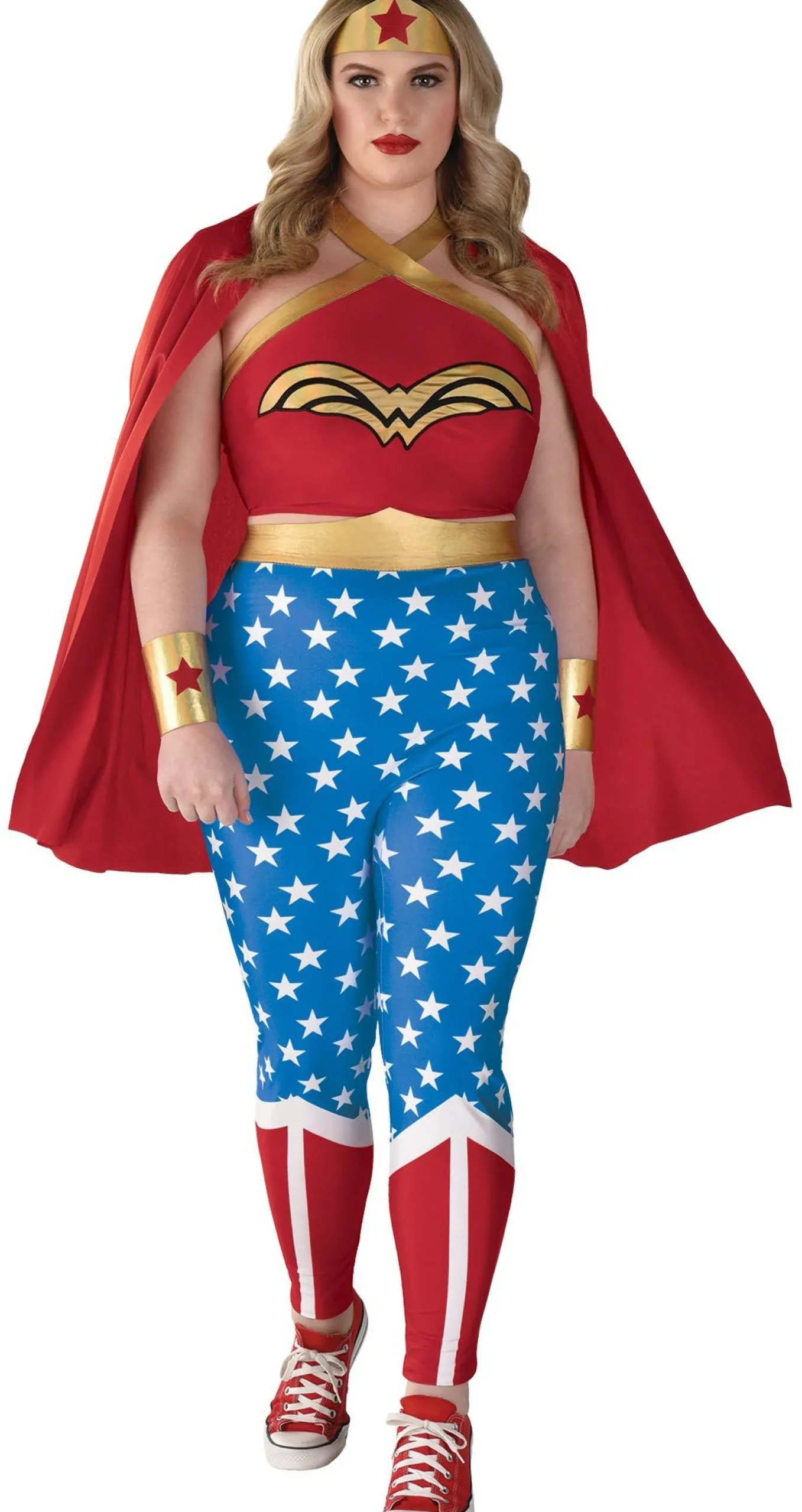 Party City Superhero-Adult Wonder Woman Plus Size Costume - Dc Originals