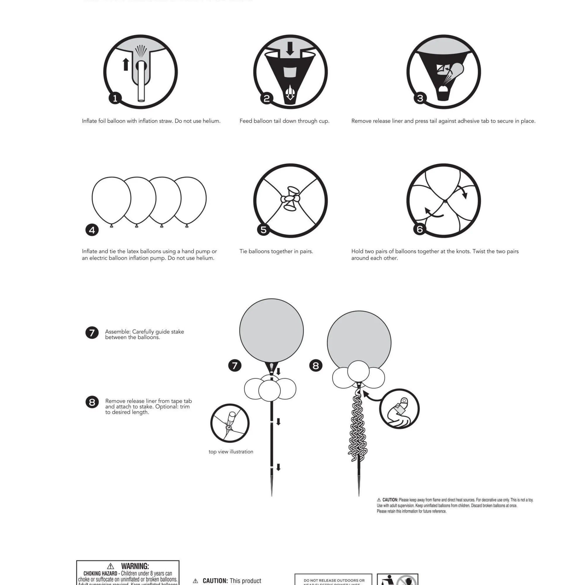 Party City Yard Stakes & Signs|Air-Filled Iridescent Skeleton Foil & Latex Balloon Yard Sign, 64In