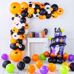 Party City Decorations|Airloonz Halloween Haunted House Balloon, 35In X 50In