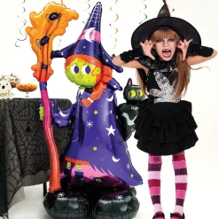 Party City Decorations|Airloonz Halloween Witch Balloon, 55In