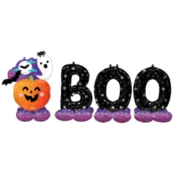 Party City Decorations|Airloonz Spooky Halloween Boo Balloon Set