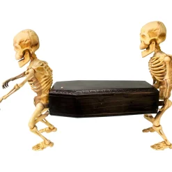 Party City Animatronics|Animatronic Coffin-Carrying Skeletons With Music, 22.5In X 17.3In - Halloween Decoration