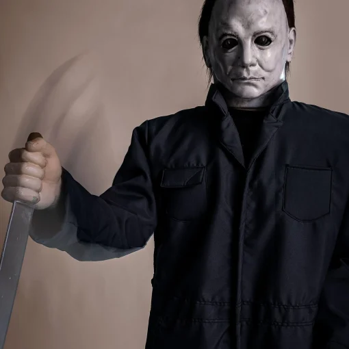Party City Animatronics|Animatronic Michael Myers Halloween Decoration, 6.6Ft - Halloween Ii