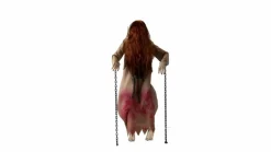 Party City Animatronics|Animatronic Rising Woman Decoration, 4.6Ft