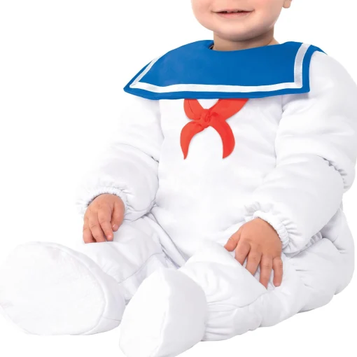 Party City Baby Girl|Baby Padded Stay Puft Marshmallow Man Costume - Ghostbusters