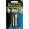 Party City Makeup-Black & White Makeup Sticks 2Ct