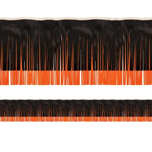 Party City The Nightmare Before Christmas|Black Fringe Decoration