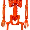 Party City Skeletons|Black Light Reactive Flocked Skeleton Hanging Decoration, 36In