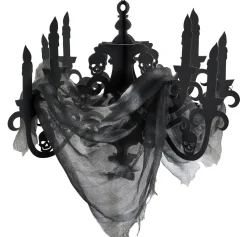 Party City Boneyard Glam|Black Paper Candelabra - Haunted House
