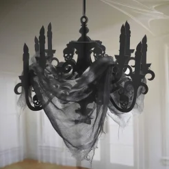Party City Boneyard Glam|Black Paper Candelabra - Haunted House