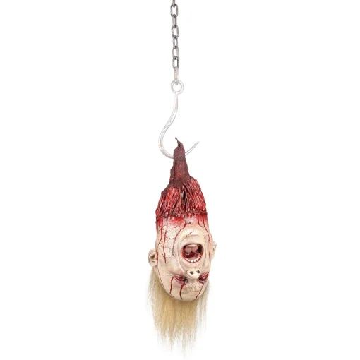 Party City Chop Shop|Blonde Severed Head Latex & Vinyl Hanging Decoration, 7.75In X 23.25In