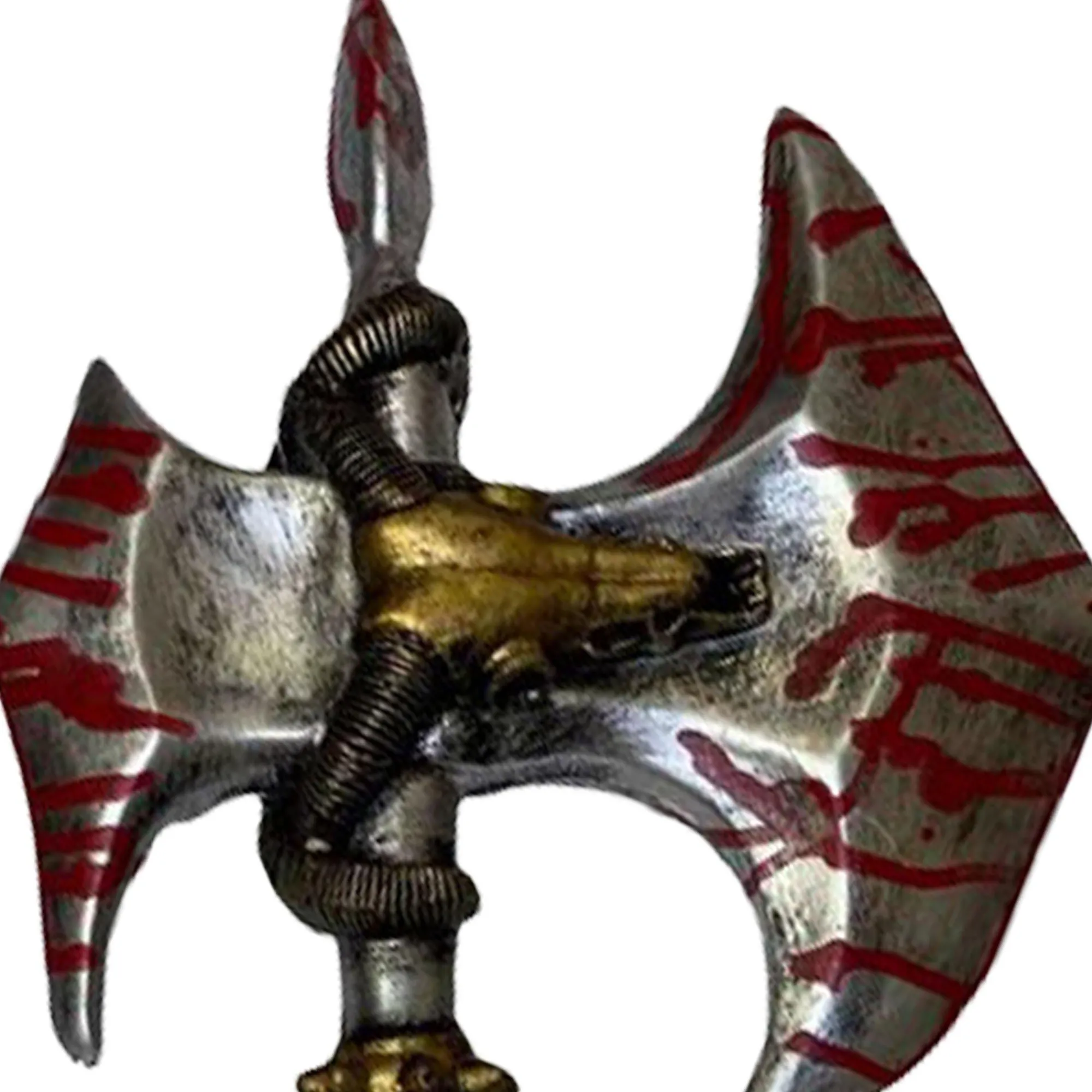 Party City Weapons|Bloody Silver Battle Axe, 31.5In - High-Density Foam Prop