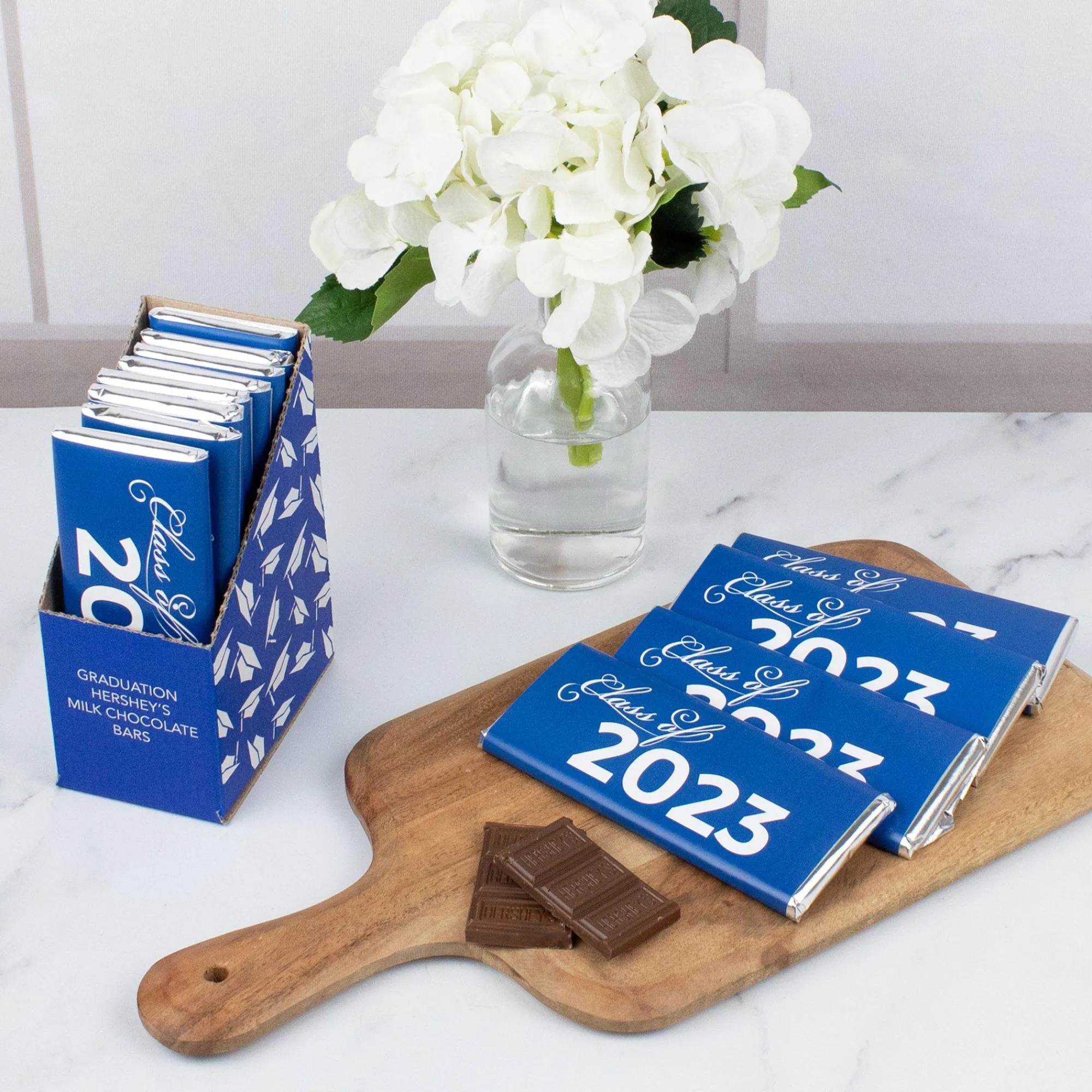 Hershey's Chocolate Candy-Blue Class Of 2023 Milk Chocolate Candy Bar, 1.5Oz Royal Blue