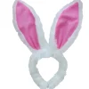 Party City Headbands, Tails-Bright Pink Bunny Ears Headband