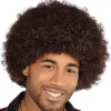 Party City Wigs-Brown Curly Wig
