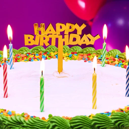 Party City Baking Supplies-Cash Stash Birthday Cake Topper