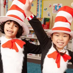 Dr. Seuss Hats-Child Cat In The Hat Top Hat -