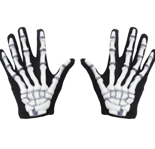 Party City Gloves-Child Classic Skeleton Gloves