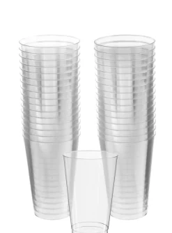 Party City The Nightmare Before Christmas|Clear Plastic Tumblers, 14Oz, 32Ct