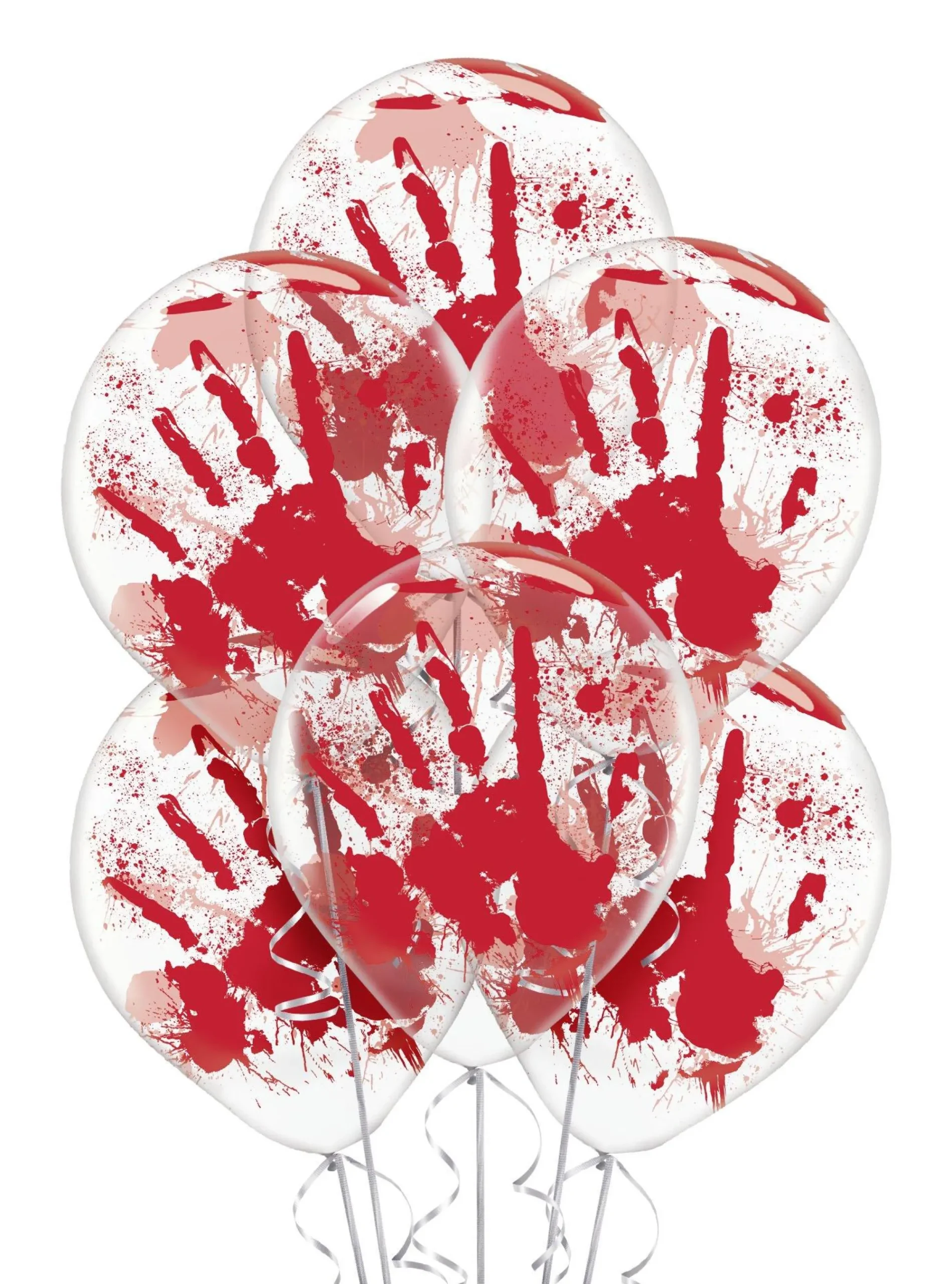 Party City Balloons|6Ct, 12In, Blood Splatter Latex Balloons
