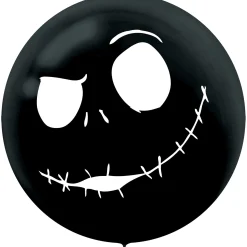 Party City Balloons|2Ct, 24In, Jack Skellington Latex Balloons The Nightmare Before Christmas